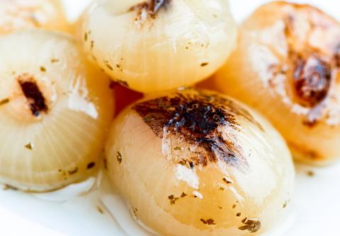 cipolle borretane alla griglia - oil grilled onions
