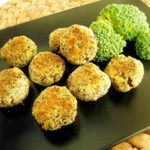 Polpette di quinoa e broccoli