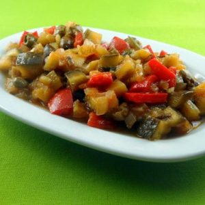 Caponata di verdure al vapore