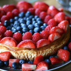 Cheesecake di frutta rossa