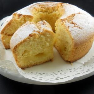 Ciambella con crema al limone (senza lattosio)