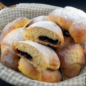 Cornetti di pan brioche