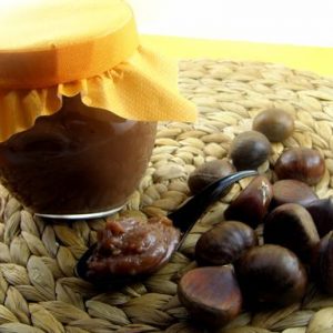 Crema di castagne al cioccolato e rum