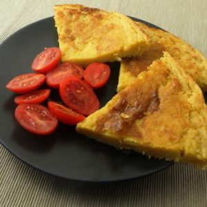 Frittata con farina di ceci