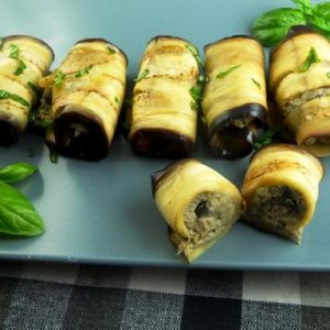 Involtini di melanzane al tonno