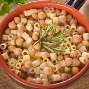 Pasta e Ceci -  Pasta and Chickpeas